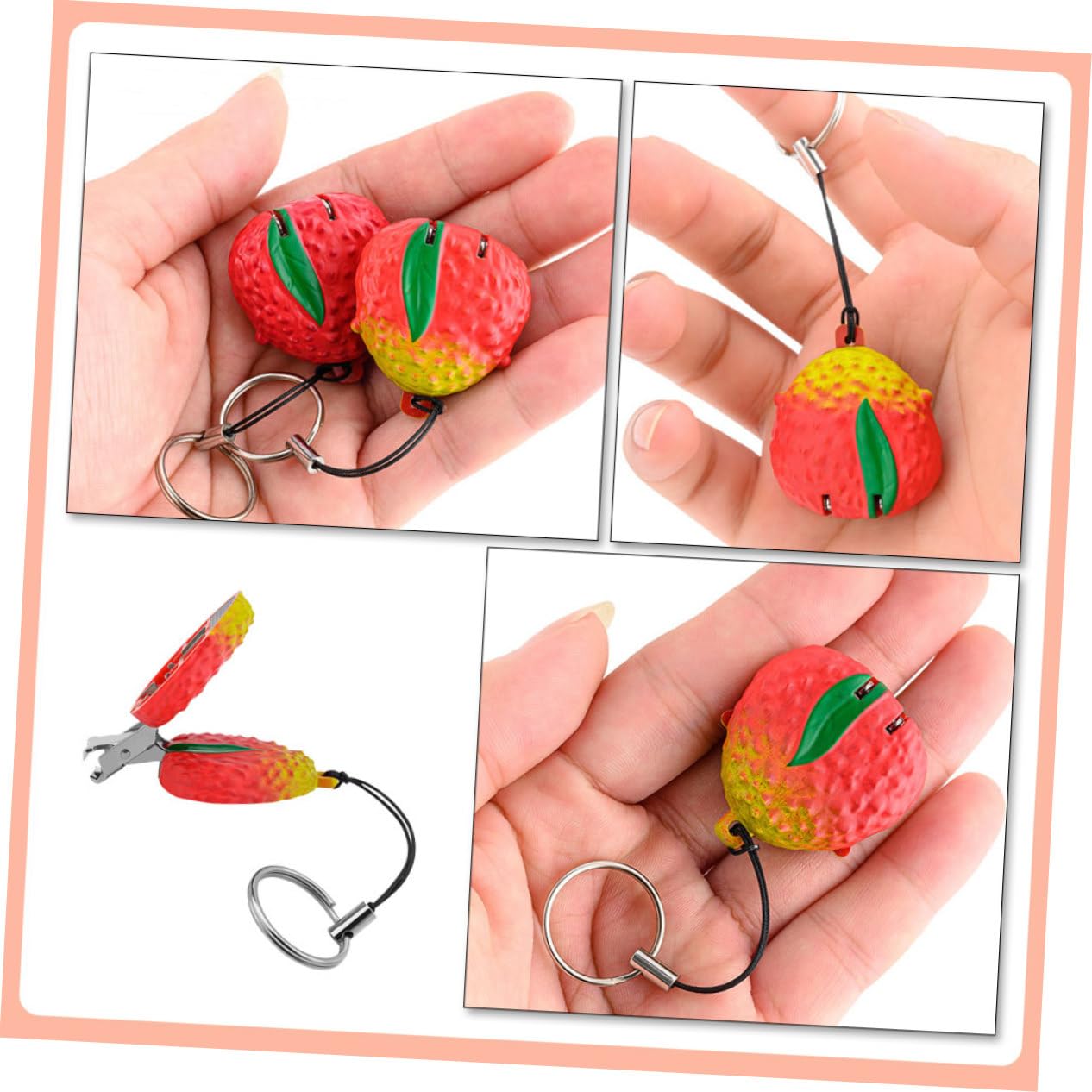 Healeved 5pezzi Tagliaunghie Professionale Acciaio Inossidabile Tronchesino Per Unghie e Piedi Design Ergonomico e Compatto Per Adulti Per Uso Quotidiano