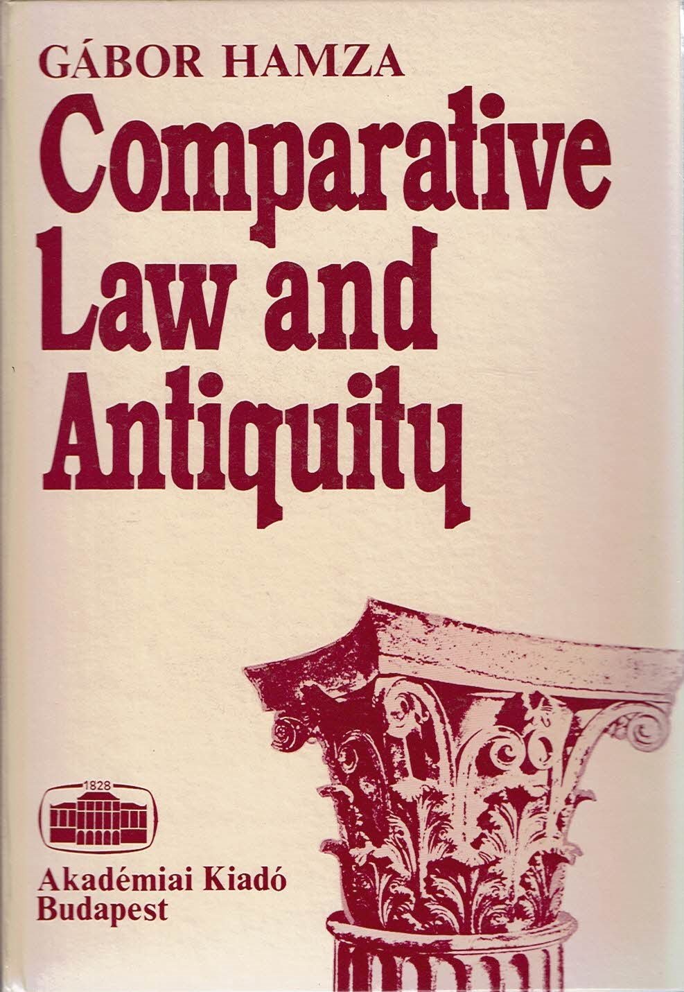 Comparative Law and Antiquity