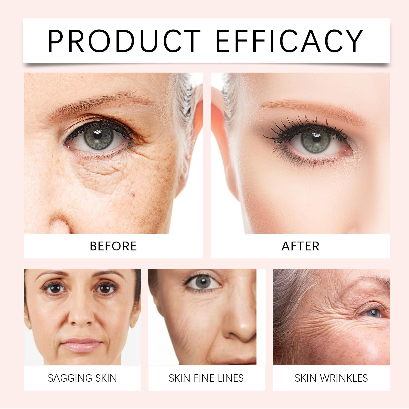 Serum przeciwzmarszczkowe, rozjaśniające serum z witaminą C, redukujące zmarszczki, ujędrniające krem, Power Fix Advanced Anti-Aging, wyraźnie redukuje drobne linie (6)