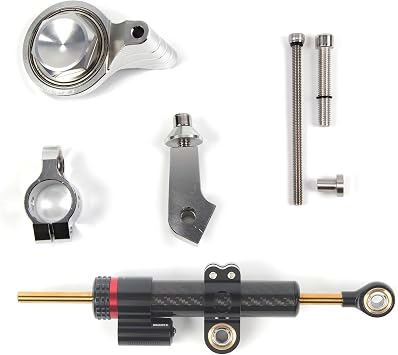 Arashi Steering Damper Stabilizers w/Bracket for Yamaha YZF R6 2006-2012, Motorcycle Accessories Parts Safety Control