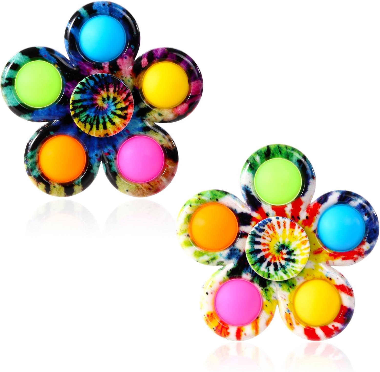 Gigilli Fidget Spinners Pop for Kids 2 Pack, Sensory Fidget Toys for Kids 4-8-12, Goodie Bags Easter Basket Stuffers for Kids, ADHD Autism Fidget Toys for Toddler 1-3-5 Boys Girls, Classroom Prizes