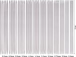 KisSealed 55Pcs 20cm Double Pointed Stainless Knitting Needles Set, 11 Sizes Double Ended Sweater Knitting Needles Kit for Beginner, 2 MM -6.5 MM