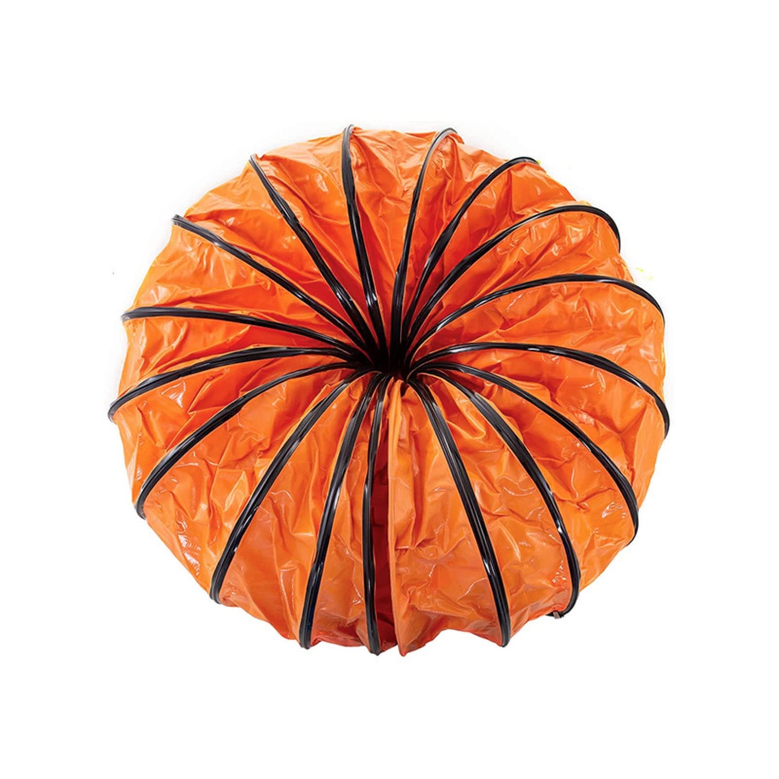 Tubo flessibile in PVC con corda regolabile e anello a D, tubo flessibile pieghevole portatile per riscaldamento HVAC ventilazione raffreddamento