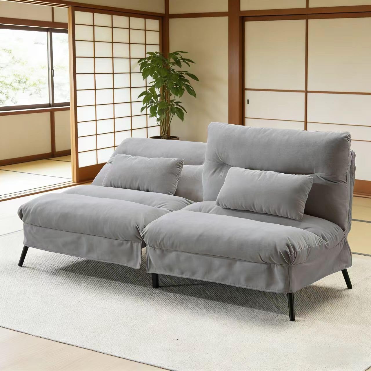 Amazon｜ソファベッド 2人掛け 幅182cm ソファーベッド リクライニング