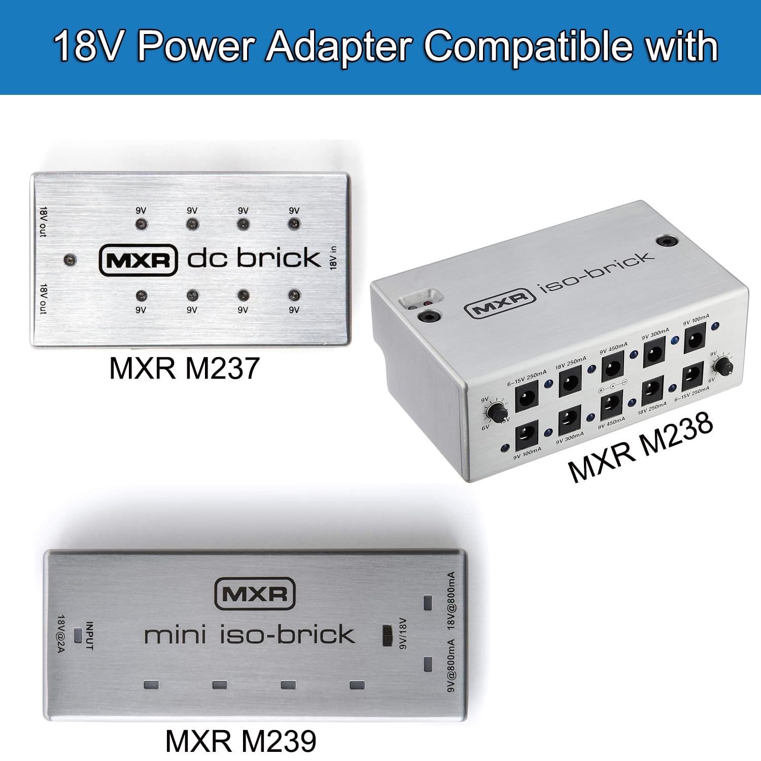 Amazon.com: 18V Power Adapter Compatible with MXR M237 M238 M239 M