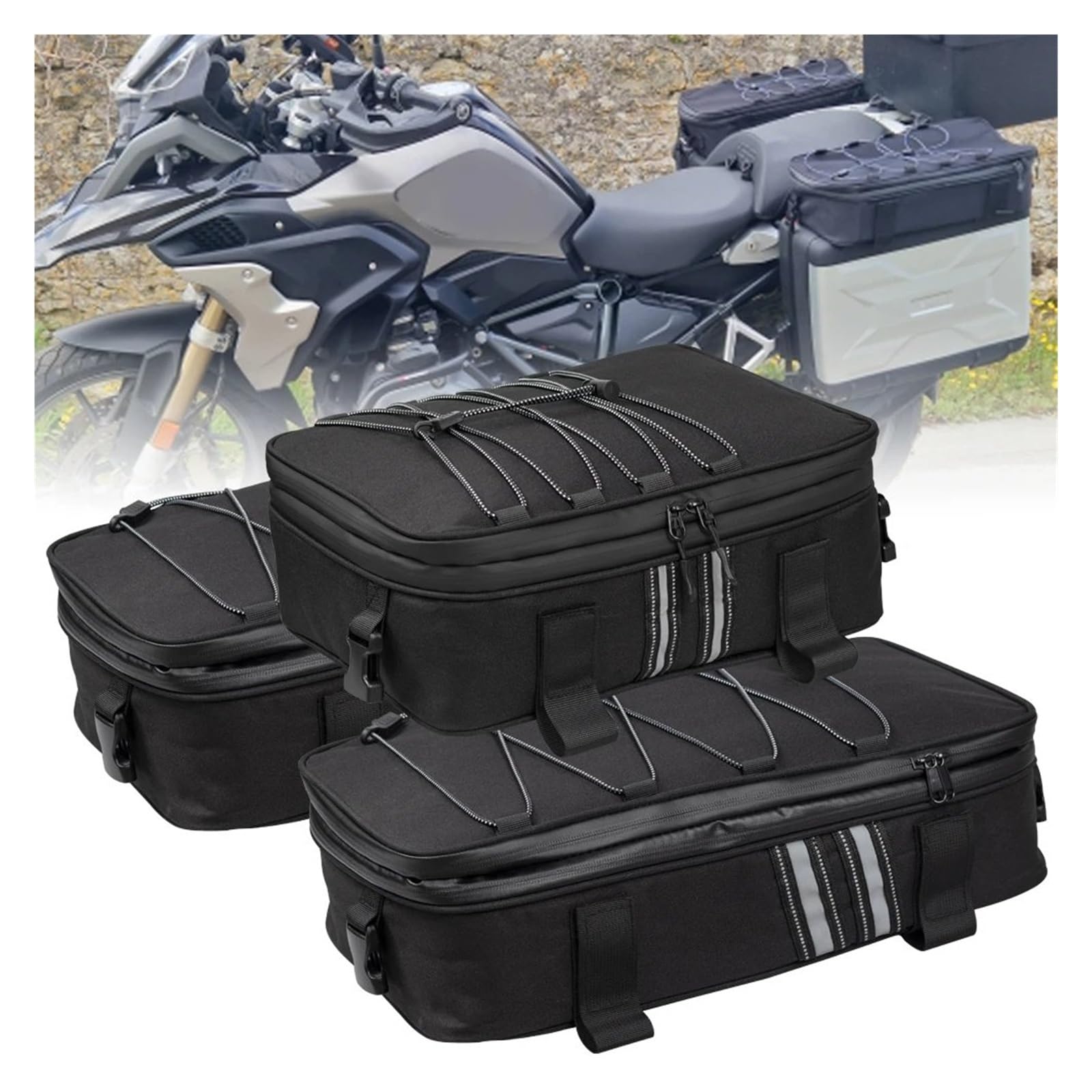 Portapacchi Borse Moto BMW R1250GS R1200GS Adventure 2013-2017 Zestaw 3 Bags