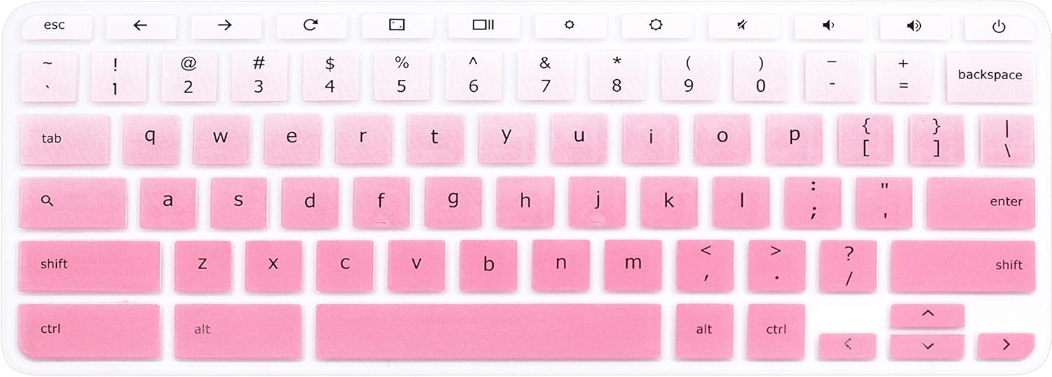 Funda de teclado de silicona compatible con Lenovo Chromebook 11.6" y 14"