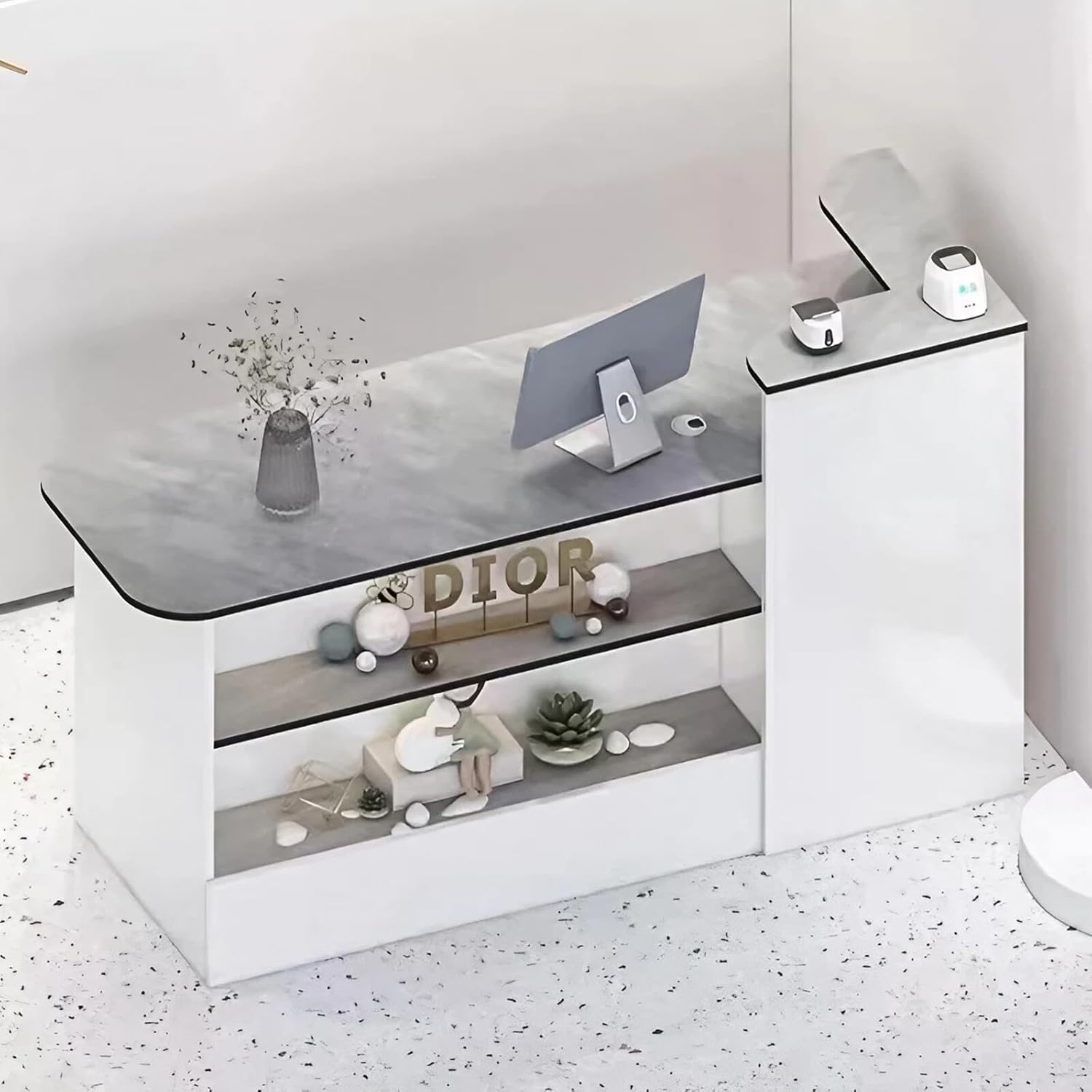 Modern Reception Desk Front Counter Desk with Chile | Ubuy