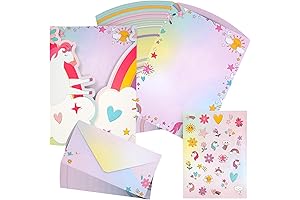 92 Piece Unicorn Stationary Set for Kids: Unleash Creativity & Imagination