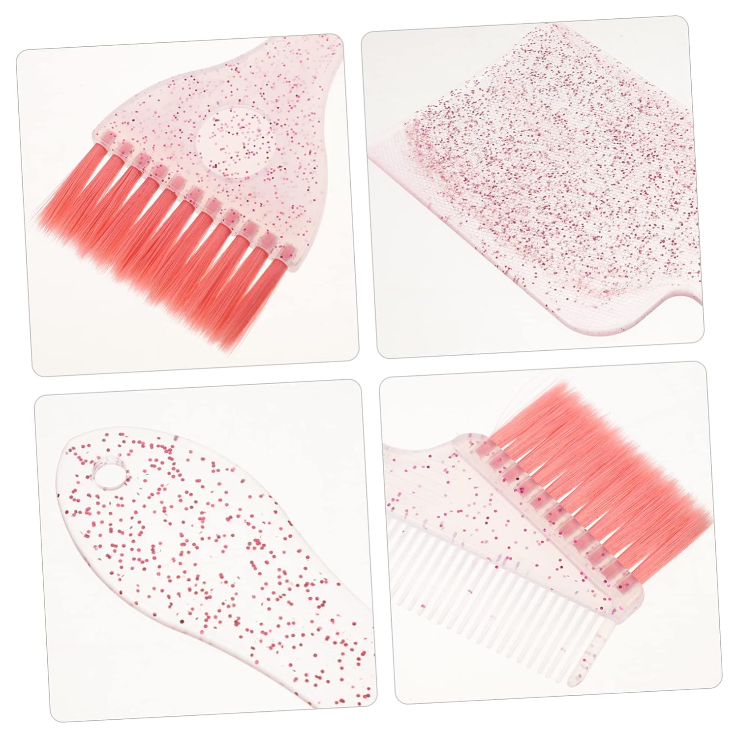 1Set Hair Dyeing Highlighting Brush and Comb Kit Portable Hair Color Board for Home and Salon Use for Highlights and Dyeing Easy to Store and Use