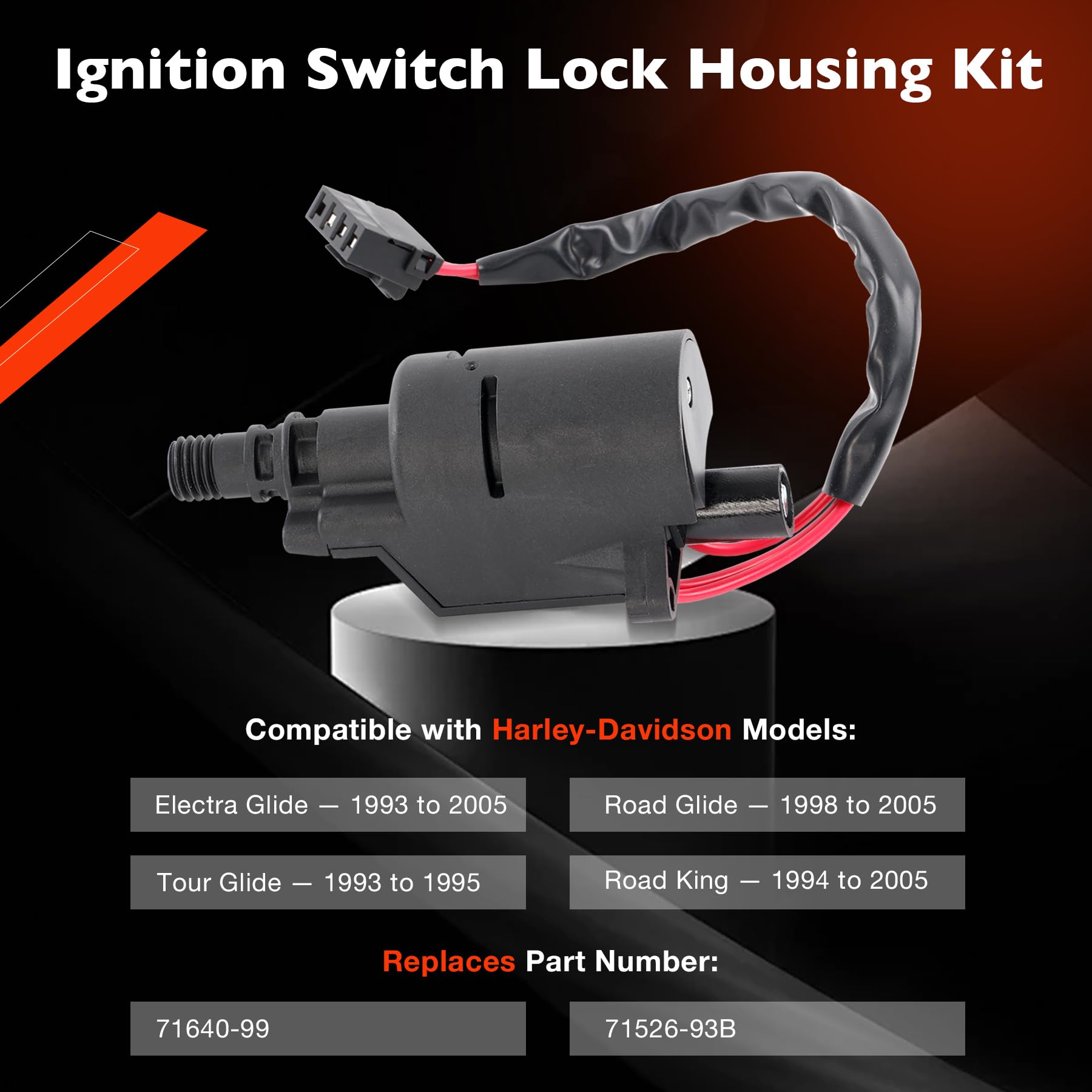 Amazon.com: 71640-99 Ignition Switch Fork Lock Housing Kit