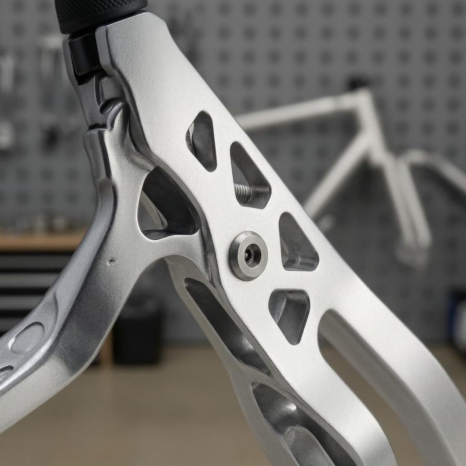 Perfeclan de Freno para Bicicleta Plegable Palanca de Freno Componente de Manillar Mando de Freno Aleación de Aluminio Ligera con Alcance Ajustable y Diseño
