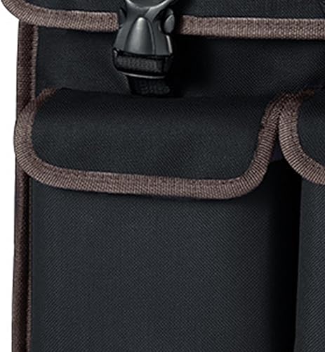 Miniatura 8 de Bolsa de herramientas para electricista, gran capacidad, gruesa, tela Oxford, duradera, bolsa de mensajero profesional para reparación, instalación,