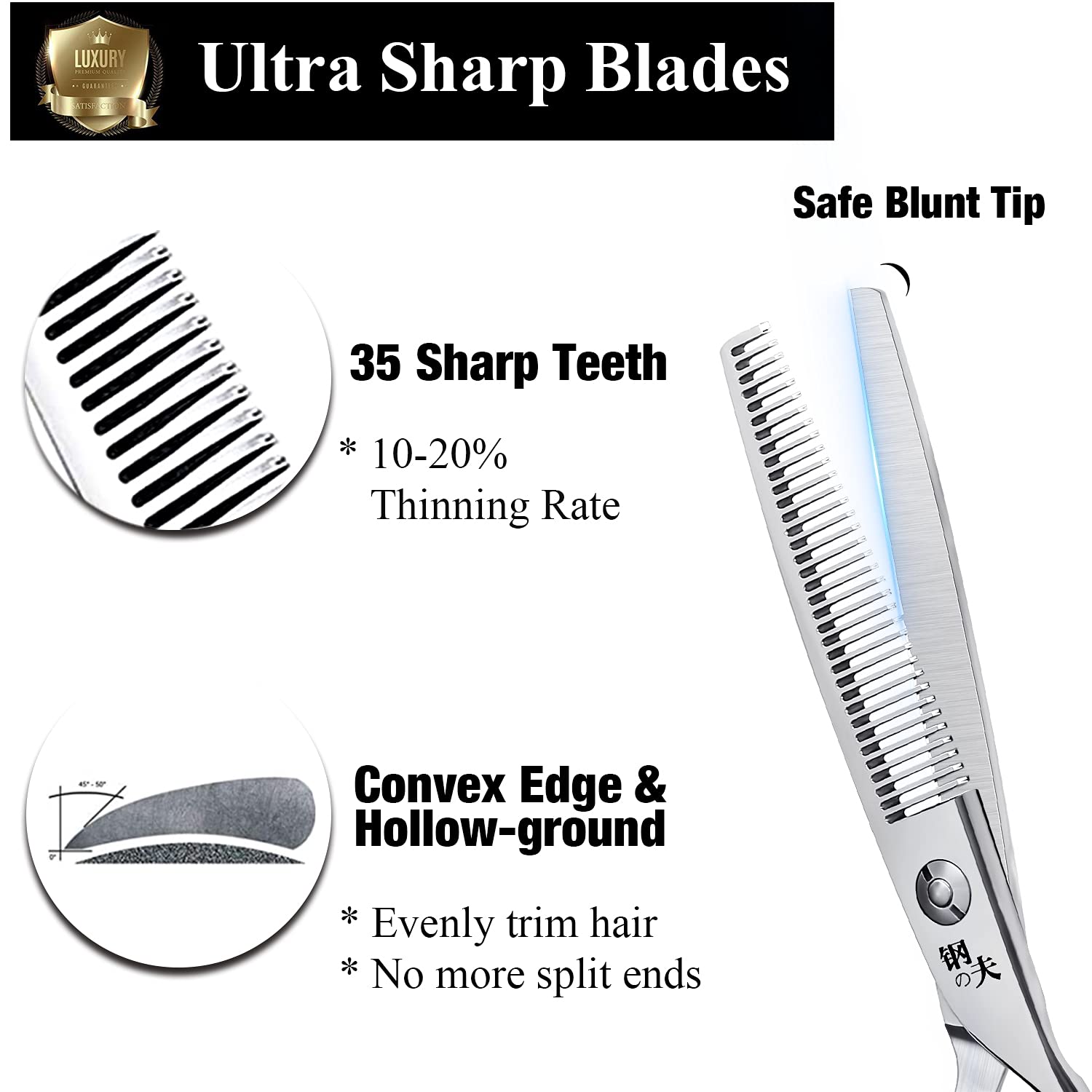 Amazon.com : DRGSKL 6 Inch Professional Hair Cutting Scissors with