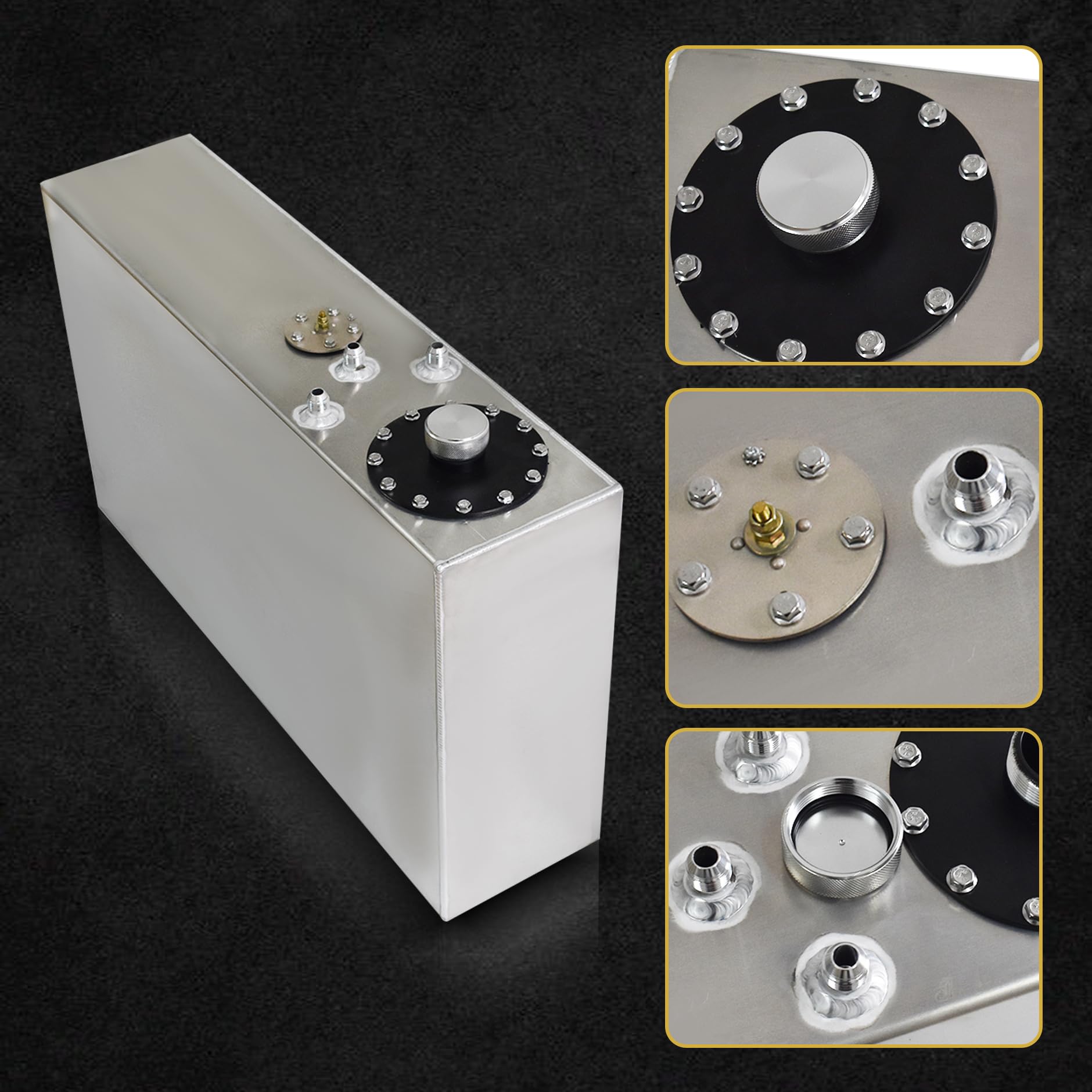 8 Gallon 30L Remasuri Coated Aluminium Racing Drifting Fuel Cell