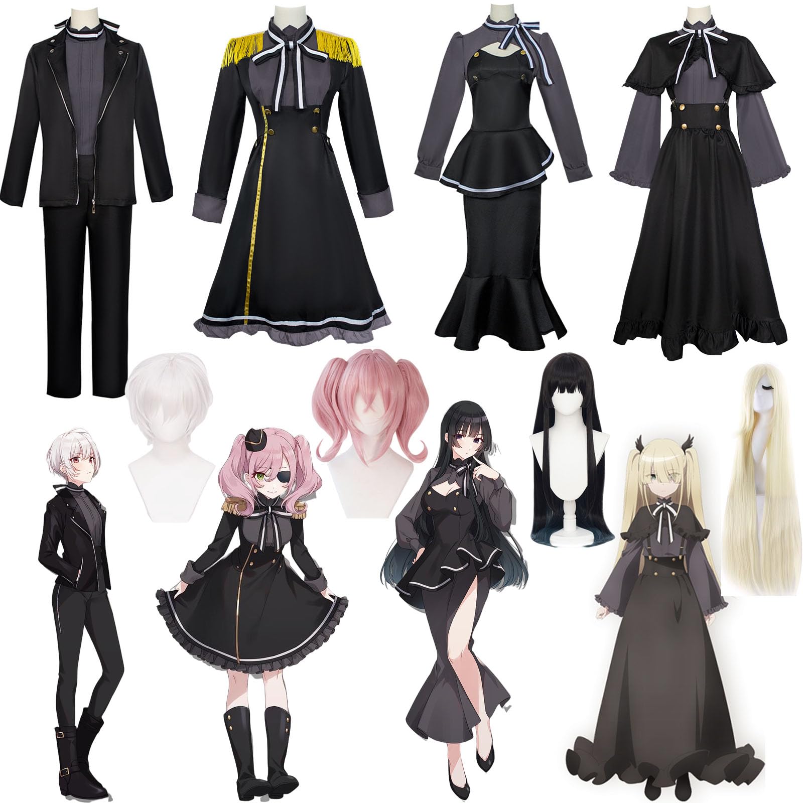 Amazon | [Acosdary] スパイ教室 コスプレ衣装 花園/愛娘/百鬼/氷刃/夢