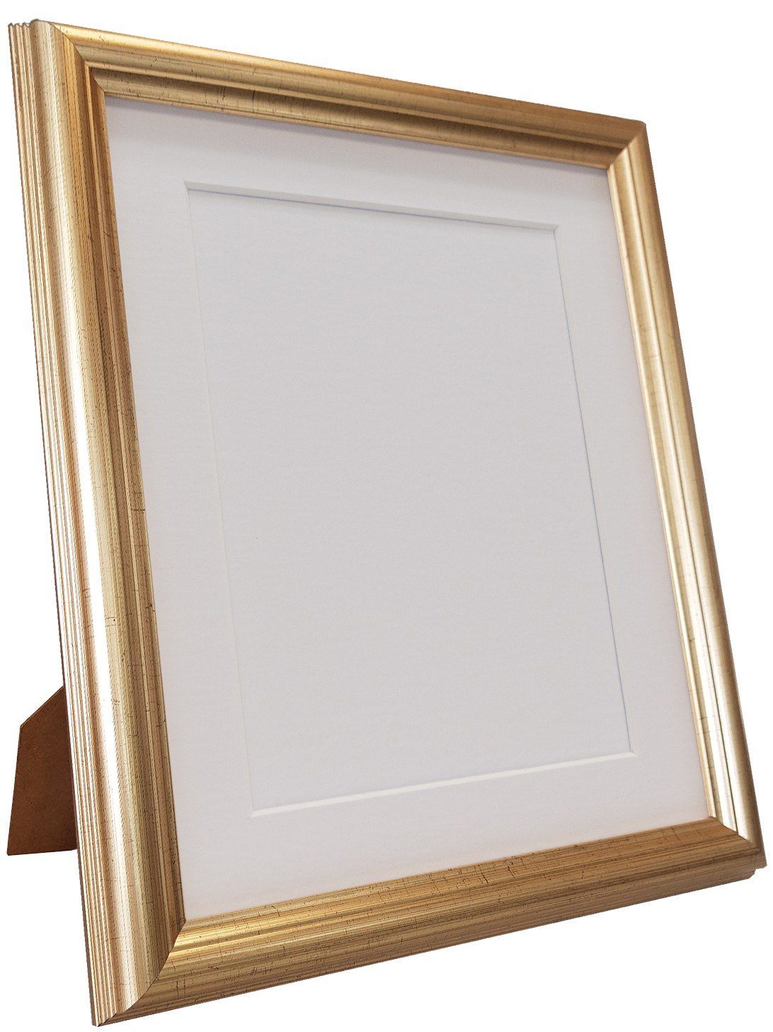 48 Gold Picture Photo Frame with White Mount 9 x 7 Image Size 7 x 5