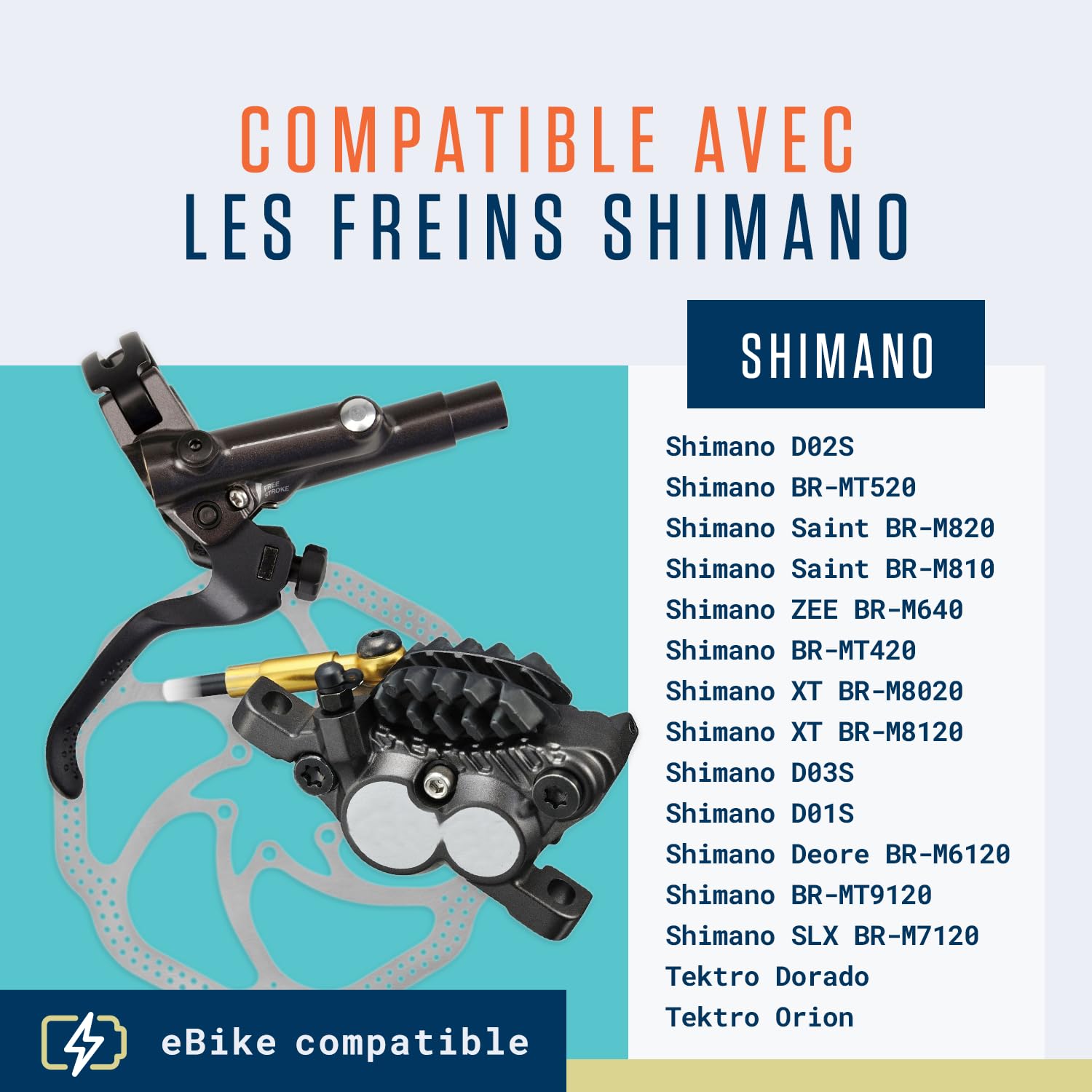 Plaquettes De Frein à Disque Pour Vélo TOP BRAKE Pour Shimano Saint BR-M810 M820 Zee