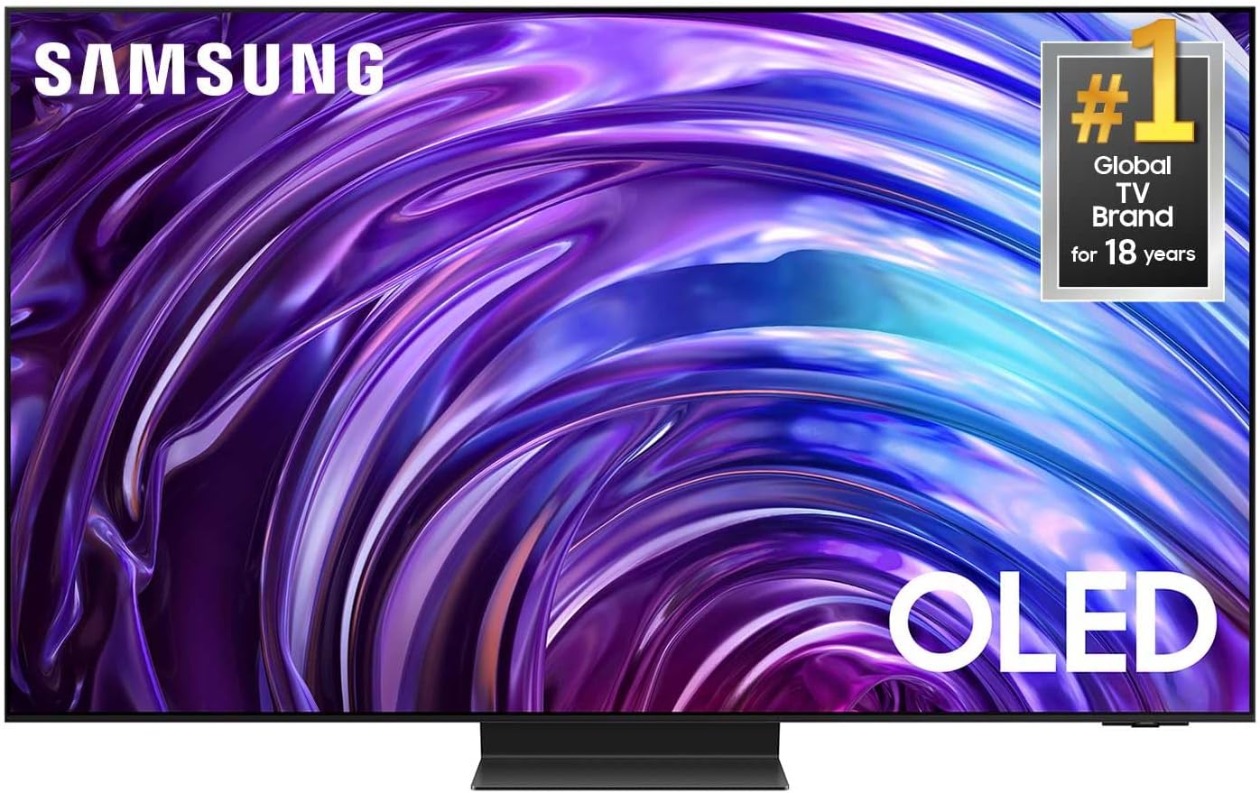 65-Inch Class OLED 4K S95D Series HDR Pro Smart TV w/Dolby Atmos, Object Tracking Sound+, Motion Xcelerator, Real Depth Enhancer, 4K AI Upscaling, Alexa Built-in (QN65S95D, 2024 Model)