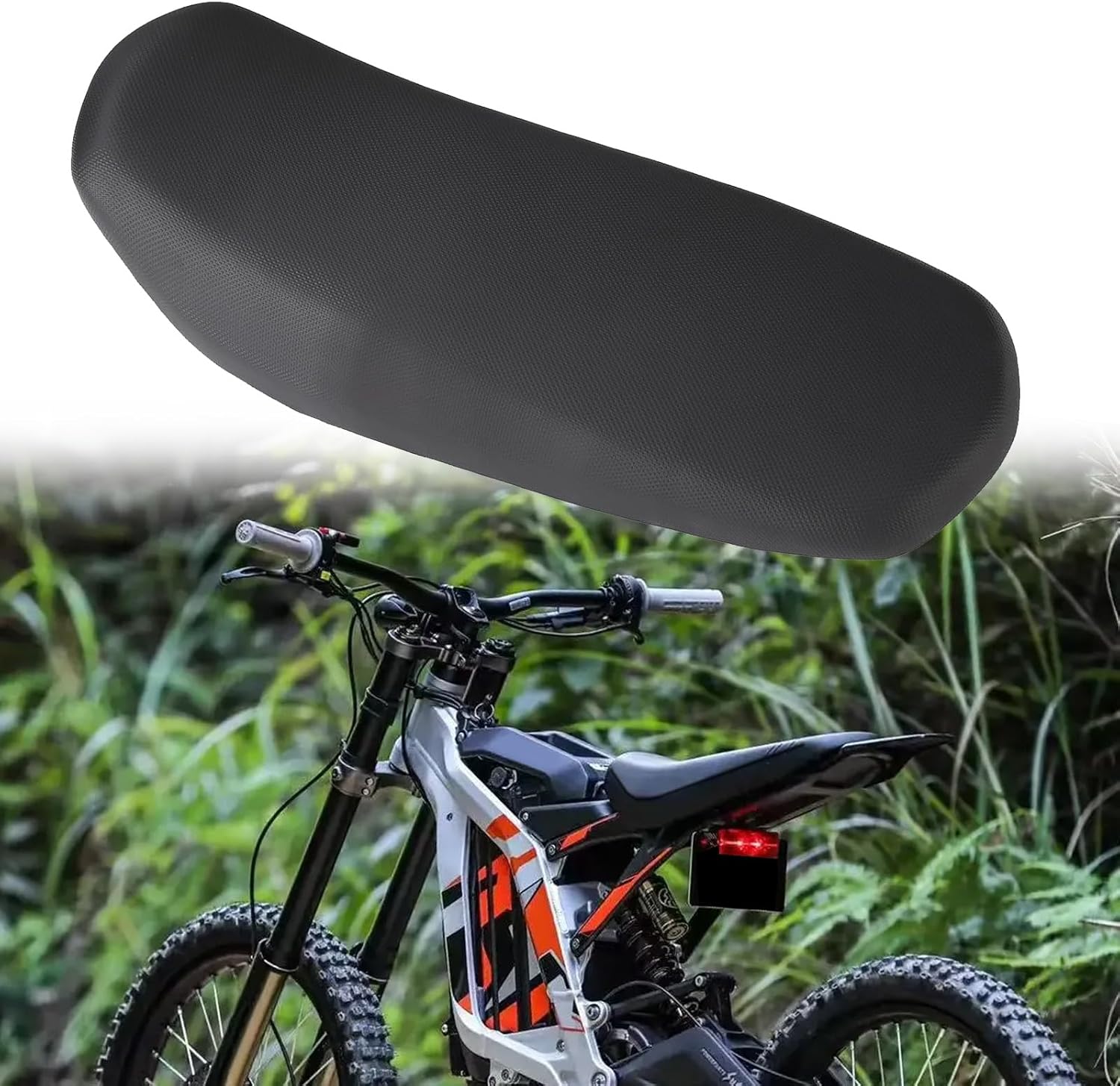 Sur Ron Light Bee X Electric Dirt Bike Seat - Waterproof Motorcycle Seat Cushion, Universal Fit for Sur Ron Black Edition, Comfort & Durability