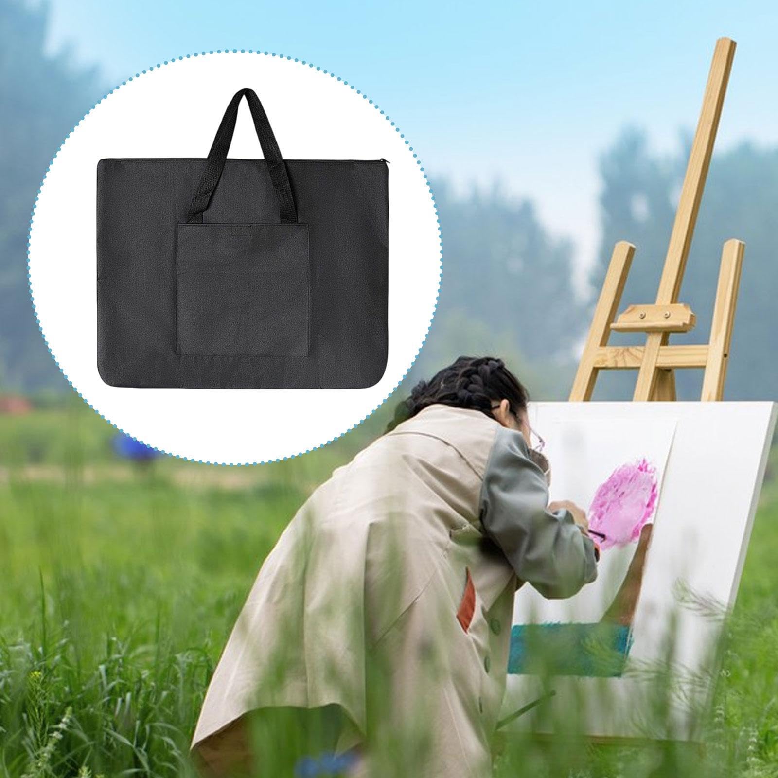 Kunst-Portfolio-Tasche, Tragetasche, tragbare Künstler-Tragetasche, Zeichenbrett-Tasche für Outdoor-Skizzieren, 55 x 36 cm