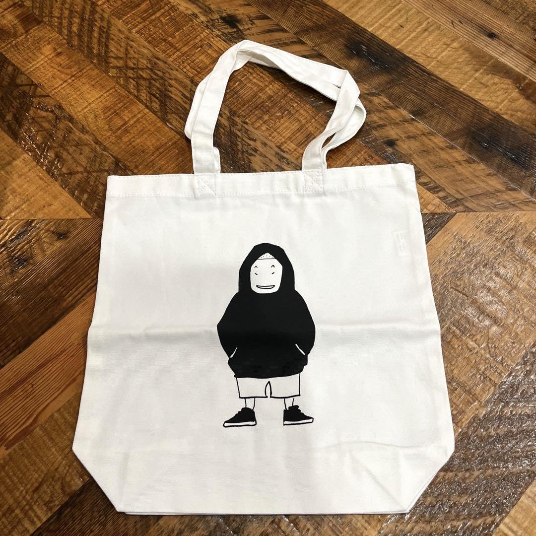 スラムダンク　花道パーカー　トートバッグ　白　イノウエバッジ店　桜木花道 スラムダンク 花道パーカー トートバッグ 白 イノウエバッジ店