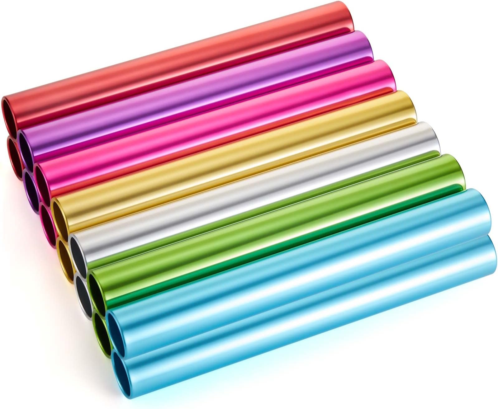 Lewtemi Aluminum Track Field Relay Batons for Running Race Events