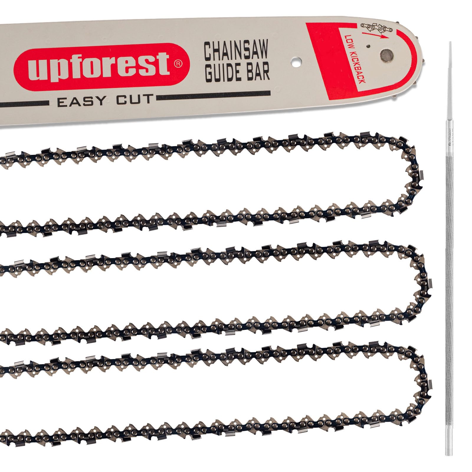 Cadena de 25,4 cm para 40 eslabones de transmisión de 3/8 pulgadas (AF10040BQ1L)