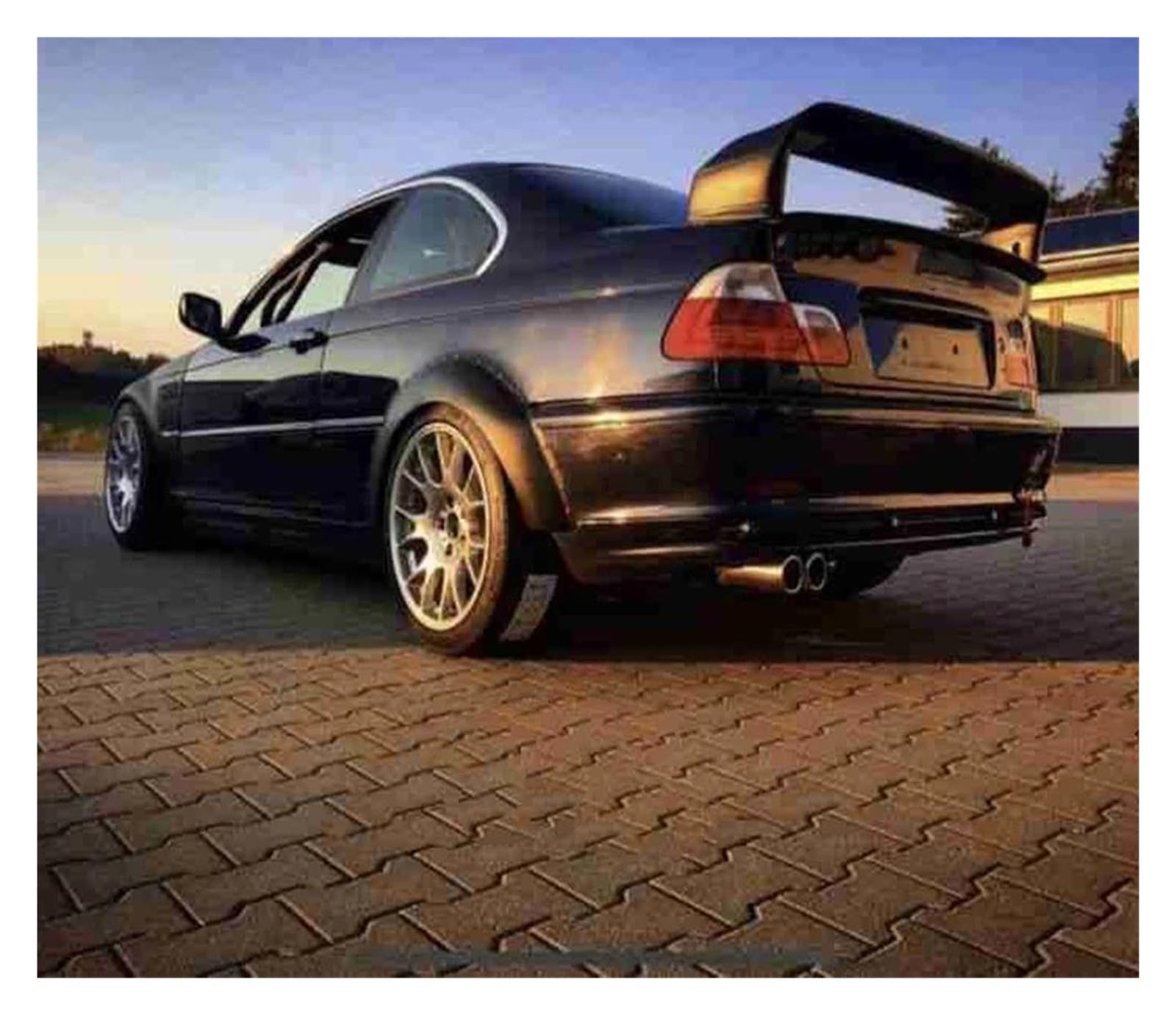 KITAMO カーボンリアスポイラー ウイング汎用e46 M3 BMW