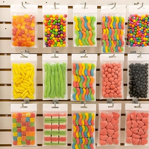 Miniatura 4 de 888 Display – 200 bolsas de golosinas ultra transparentes, panadería, vela, jabón, bolsas de galletas con sello adhesivo (4 x 6 pulgadas, 200