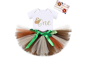 Adorable Sloth Costume for Baby's First Birthday Smash
