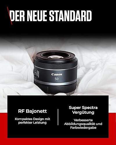 Canon RF 50mm F1.8 STM Objektiv | Kompakt leicht — nuotrauka 5