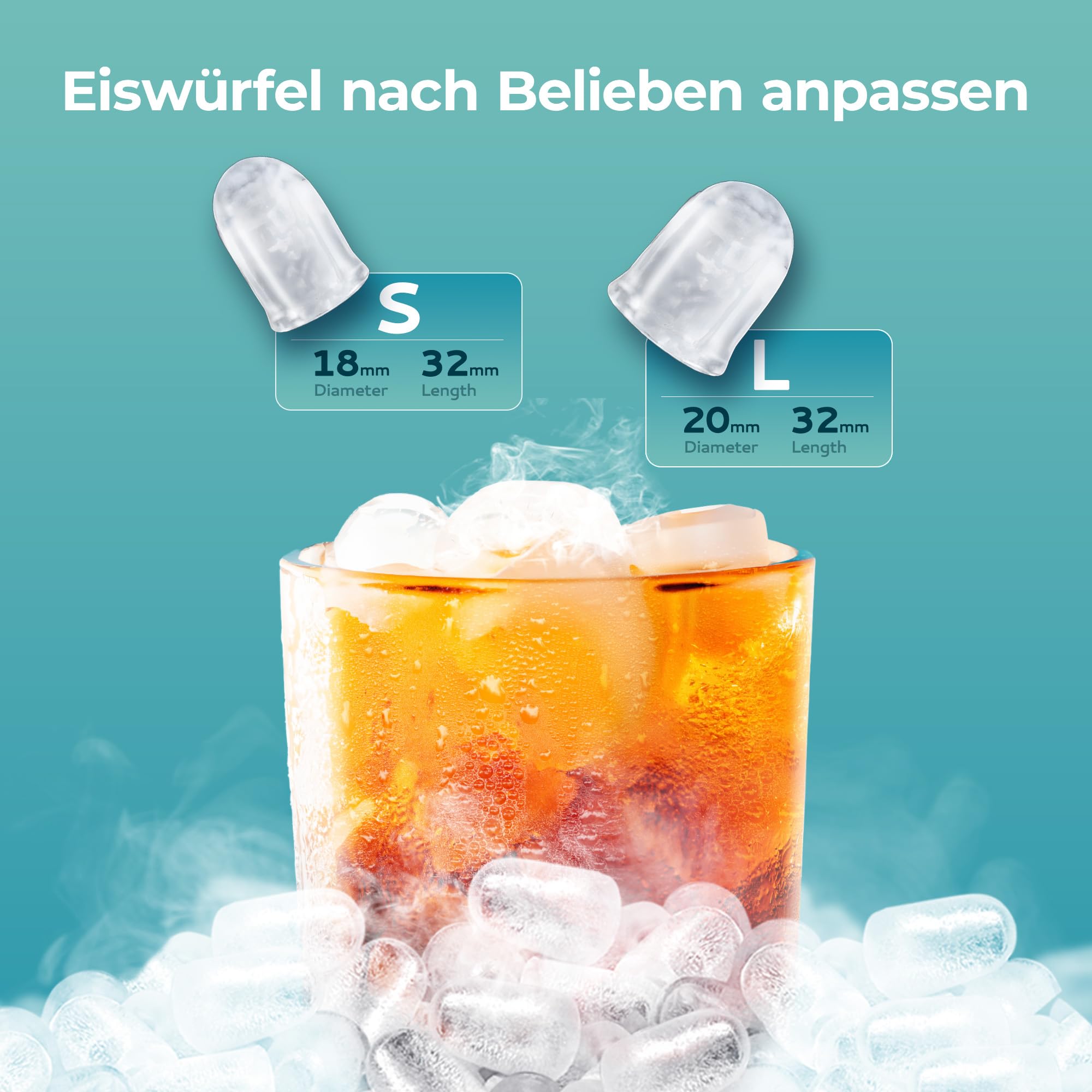 Euhomy Eiswürfelmaschine – Bild 7
