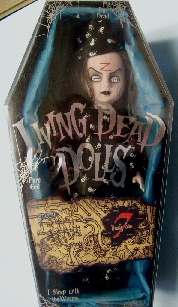 LIVING DEAD DOLLS BEDTIME SADIE SLOTH SERIES 7 SEALED COFFIN BOX! RARE! MINT