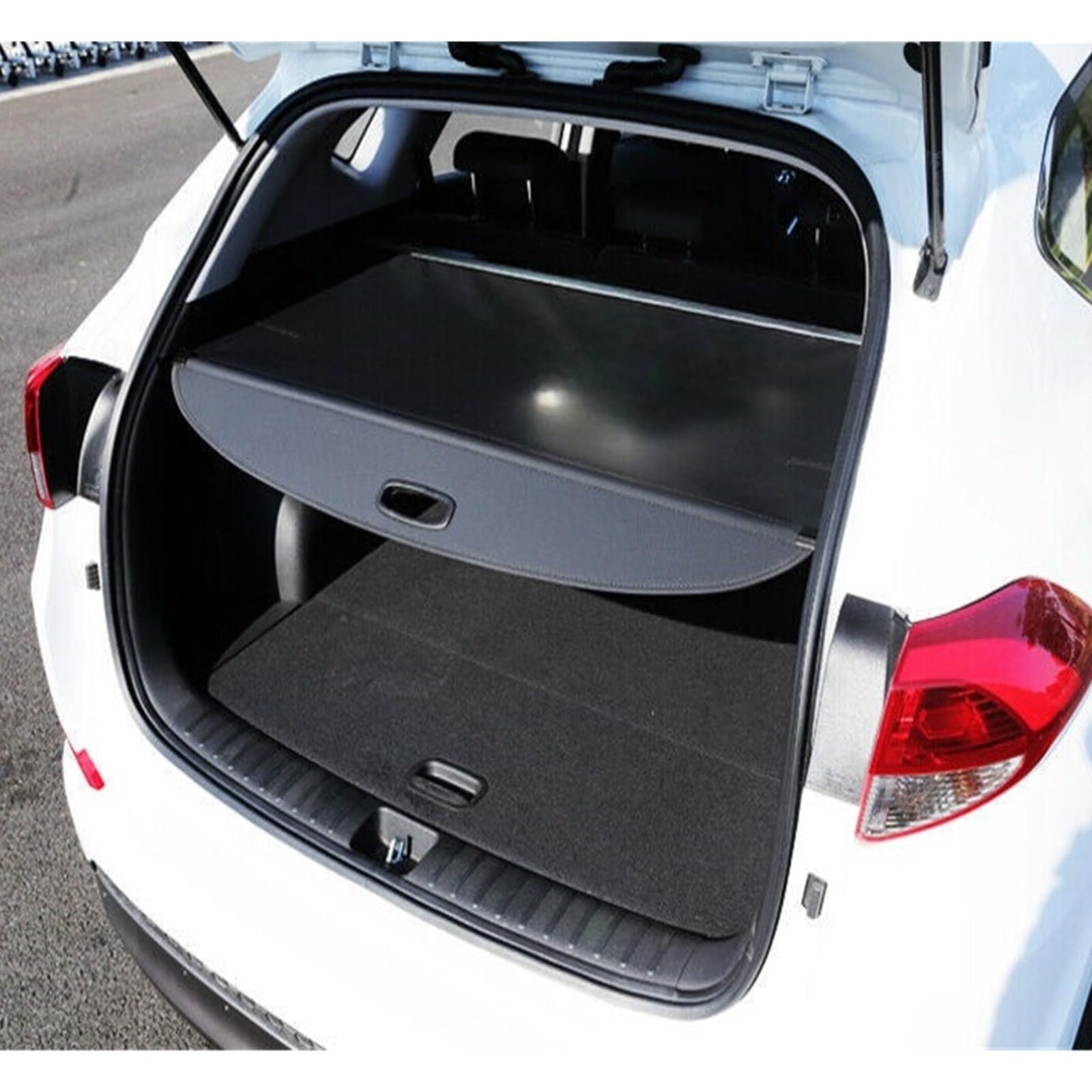 Car Accessories,Fit for Hyundai, Tucson 2016-2019 Rear Trunk Cargo Cover Retractable Luggage safety Shade zasłona bagażnika