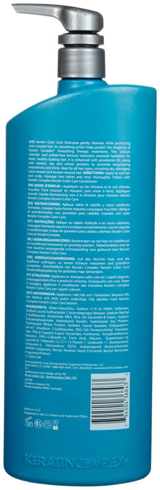 Buy Keratin Complex Color Care Shampoo 33.8 Ounce Online at desertcart New Zealand