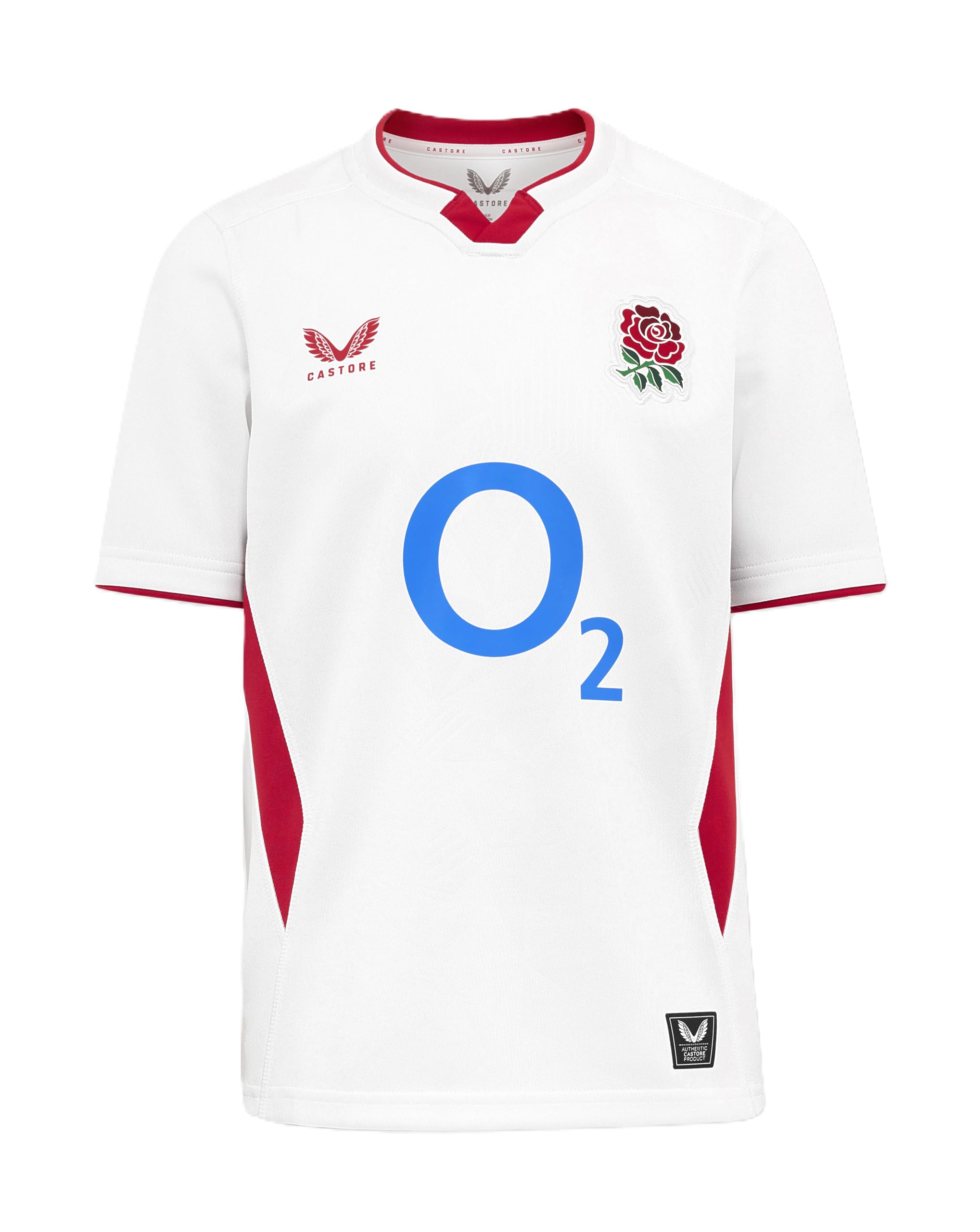 Junior England Rugby 25/26 Home Shirt - Brilliant White