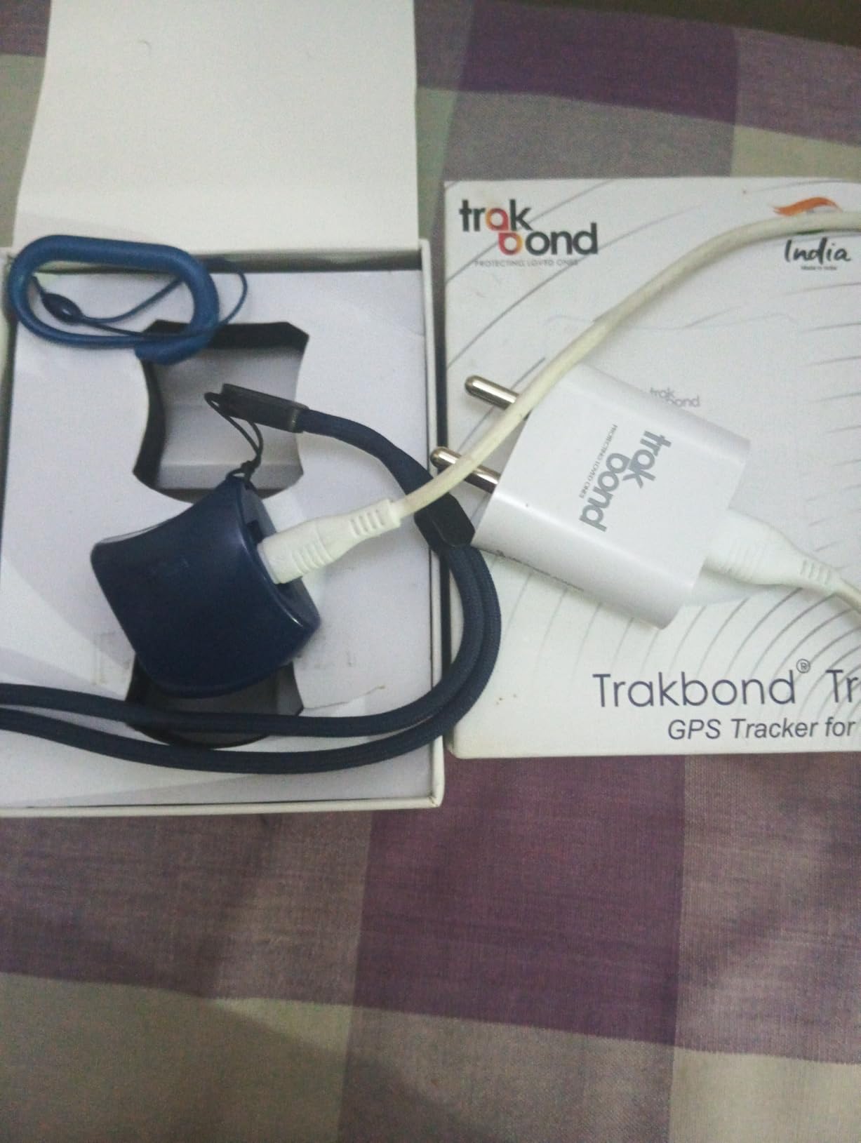 Trakbond Trail - Real-Time GPS Tracker for Special Childs (White ...
