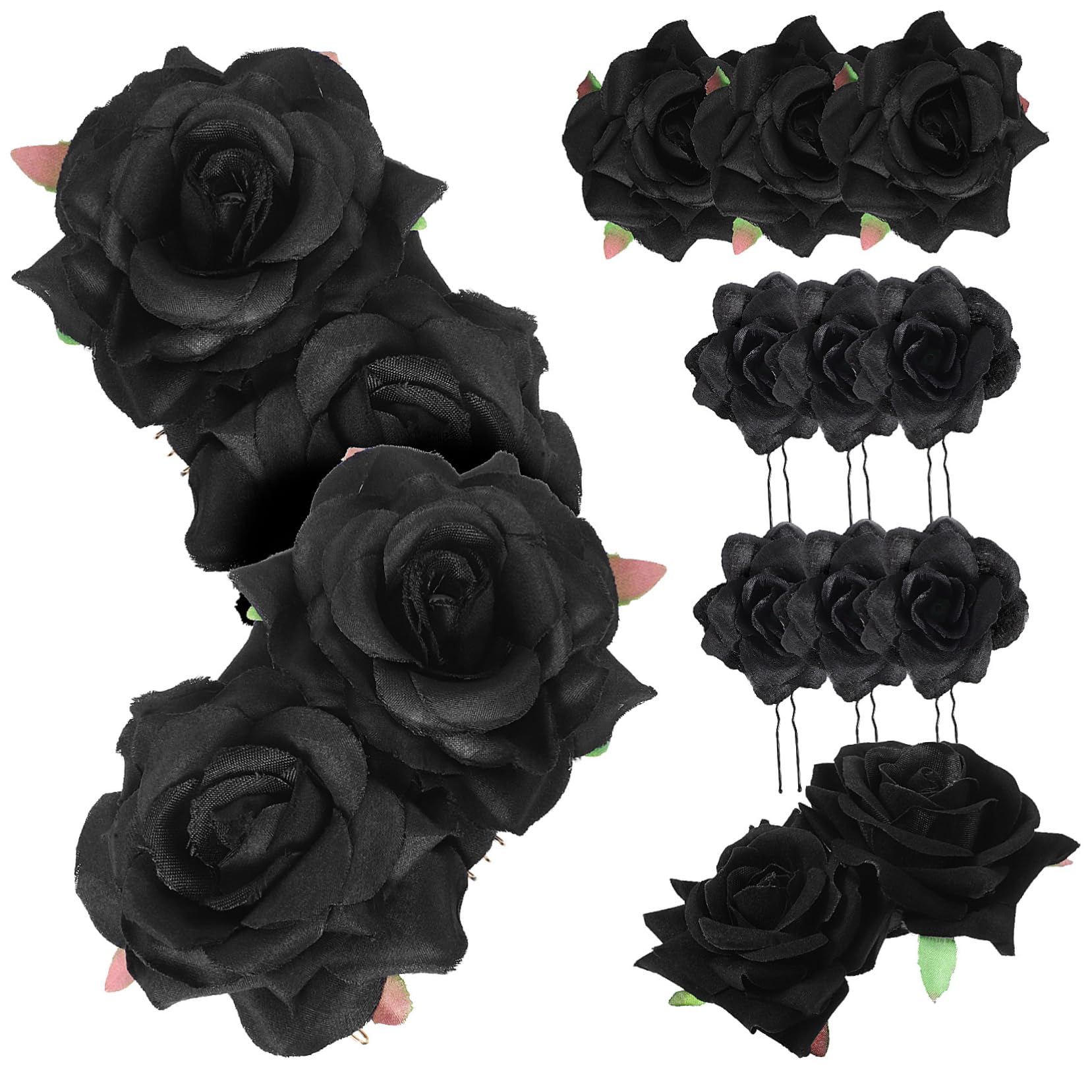 VICASKY 36 Pezzi Clip Rosa Eleganti in Fermagli Piccoli per Ragazze e Donne Accessori Versatili per Feste Matrimoni e