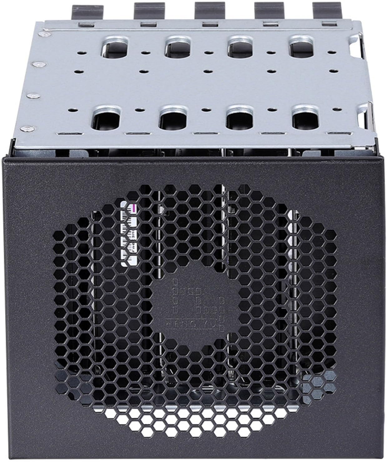 5 Bay 3.5inch Hard Drive Expansion Cage for Computer Case Storage Rack Steel Hard Drive Cage