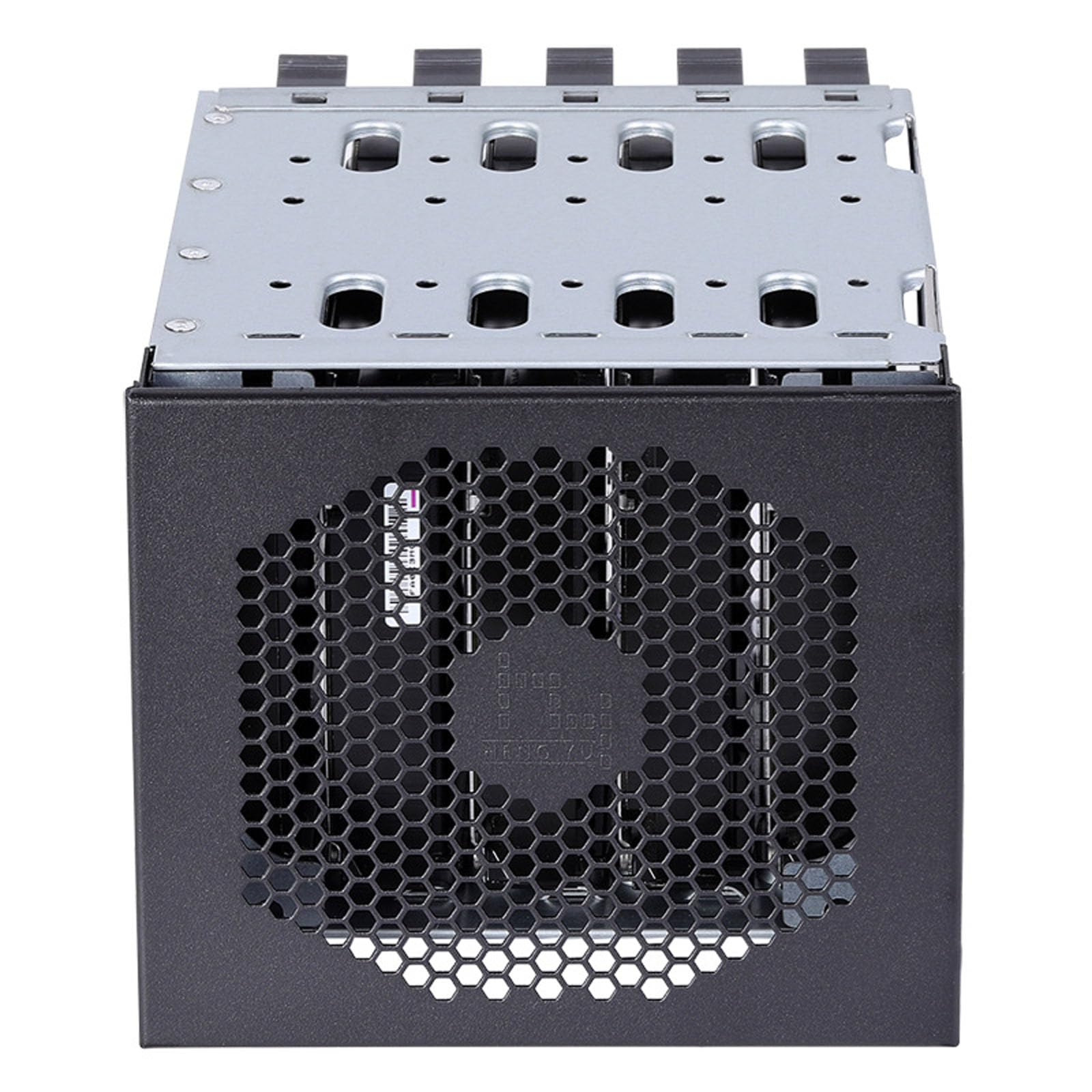 Caja de almacenamiento de 5 compartimentos de 3.5 pulgadas, cinco discos, 3 chasis, caja de almacenamiento de expansión para computadora, jaula de disco duro de alta capacidad