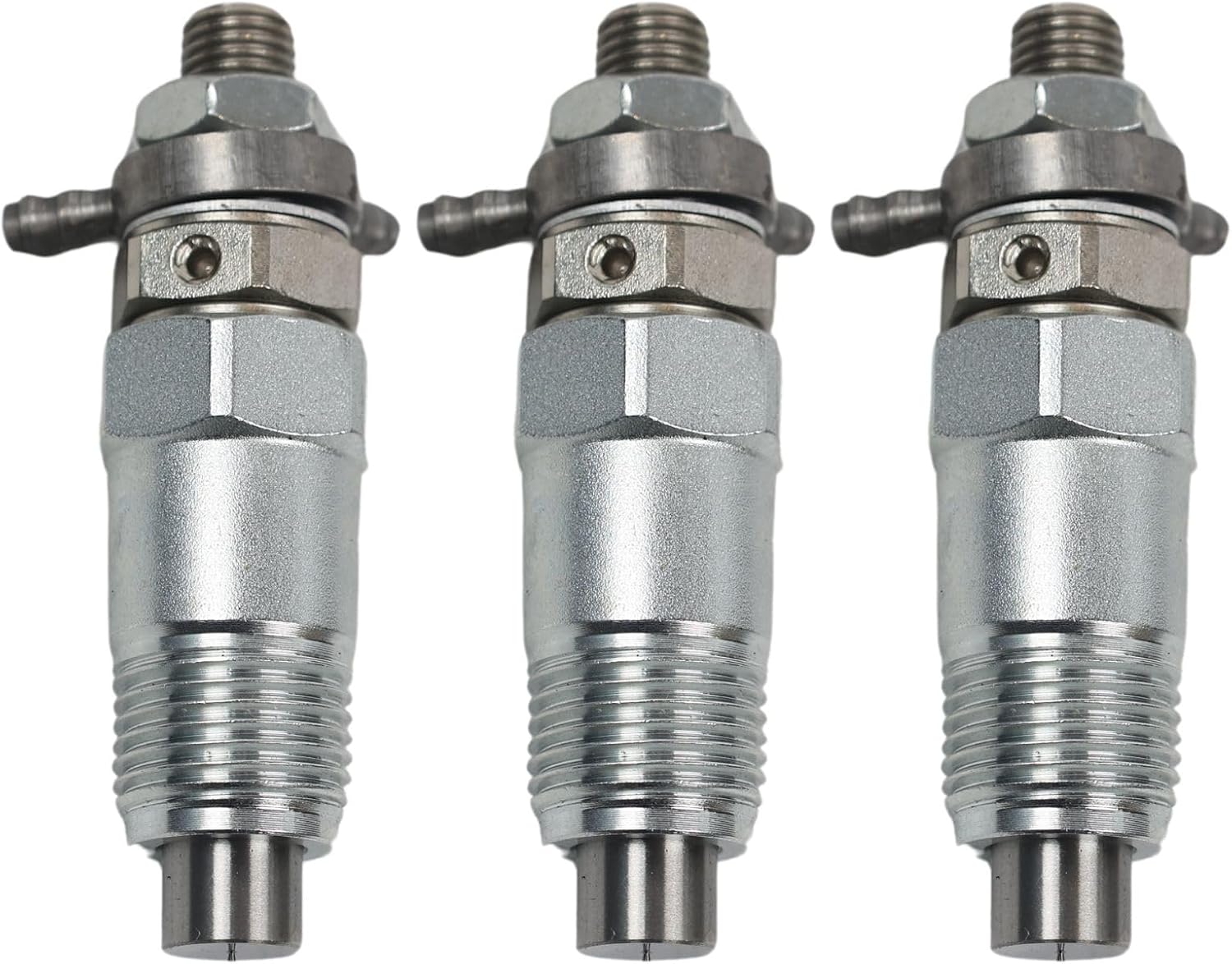 3Pcs Fuel Injector 15221-53030 for Kubota Engine D1100A V1902 Tractor B4200 B5100 B5200 B6100 B7200 L175 L2050 L225 Loader R400(B) R410 R410B