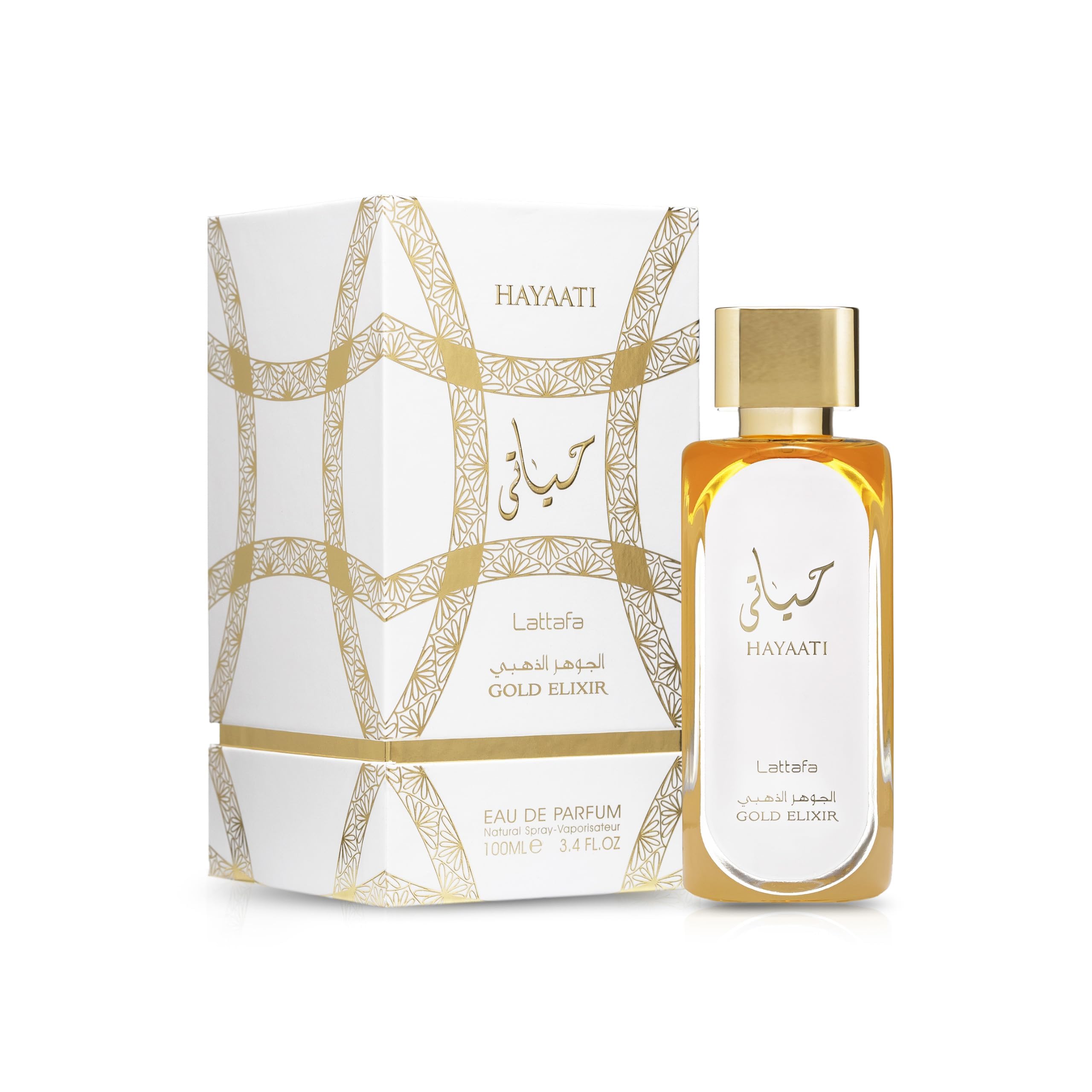 Amazon.com : Lattafa Hayaati Gold Elixir Eau De Parfum Spray for