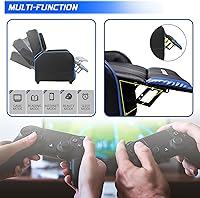 Vista 5 de BOSSIN Silla Reclinable Gaming para Adultos 400lbs Estilo Racing Sofá Grande y Alto Asiento Reclinable de Cuero PU, Lounge Ergonómico Moderno Cómodo