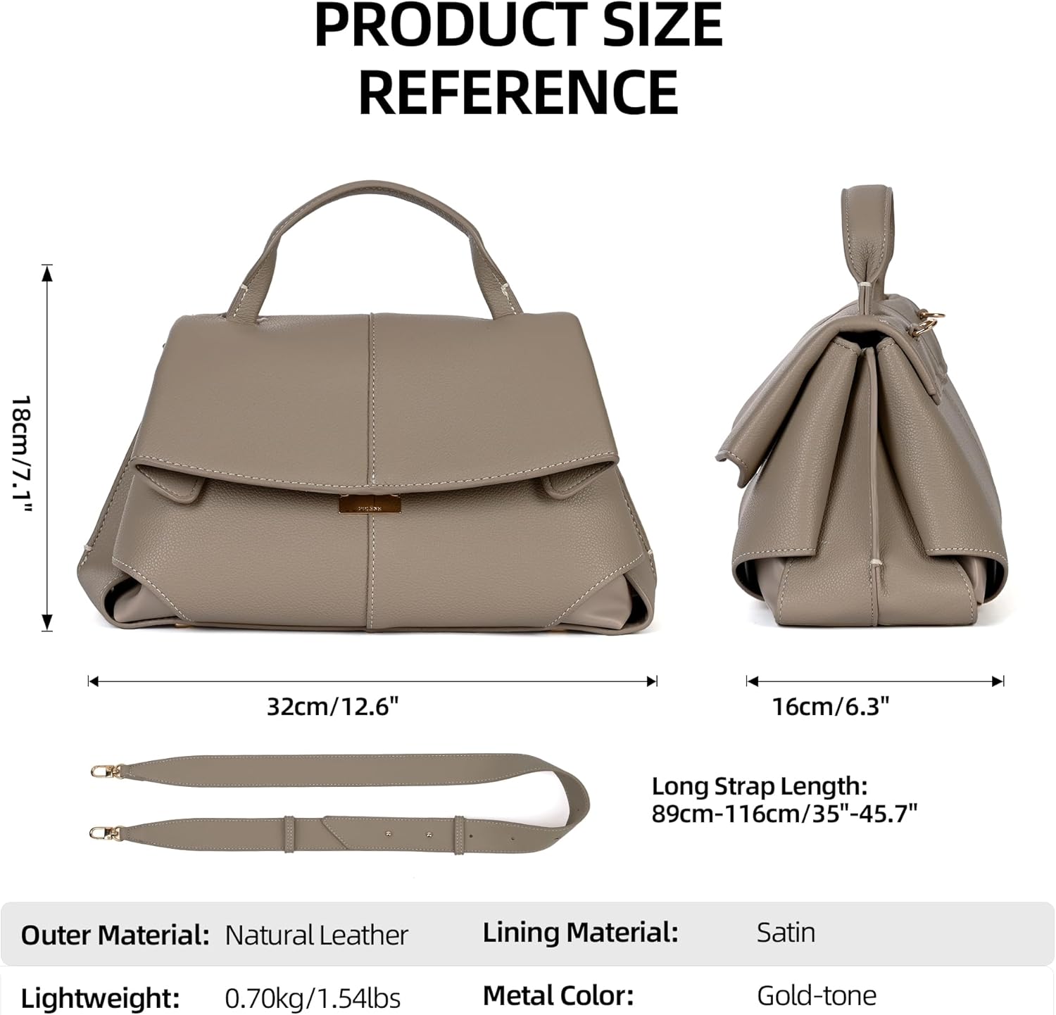 JANLOVE Top Handle Bag Handbags Large Faux Leather Satchel Bags for Women Luxury Designer Business Crossbody Work Tote Purse - Image 4