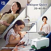 Vista 2 de Ghosthorn Silent Dual Operating Mode Rechargeable Aerator for Fish, Large Capacity Aquarium Air Pump with Universal Clip for Most Bait Buckets