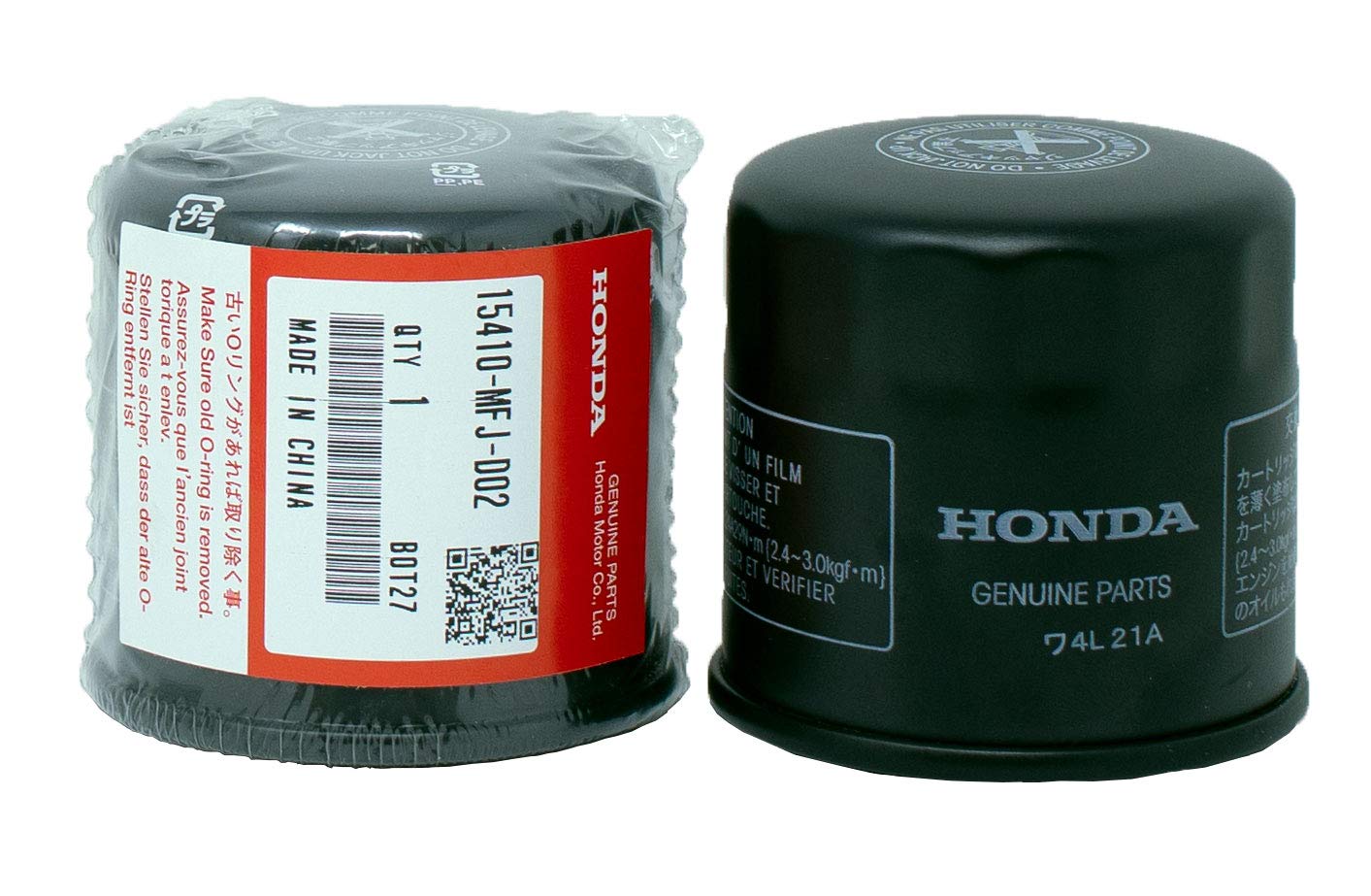 Amazon.com: Edwards Oil Filter Two Pack 15410-MFJ-D02 with Crush