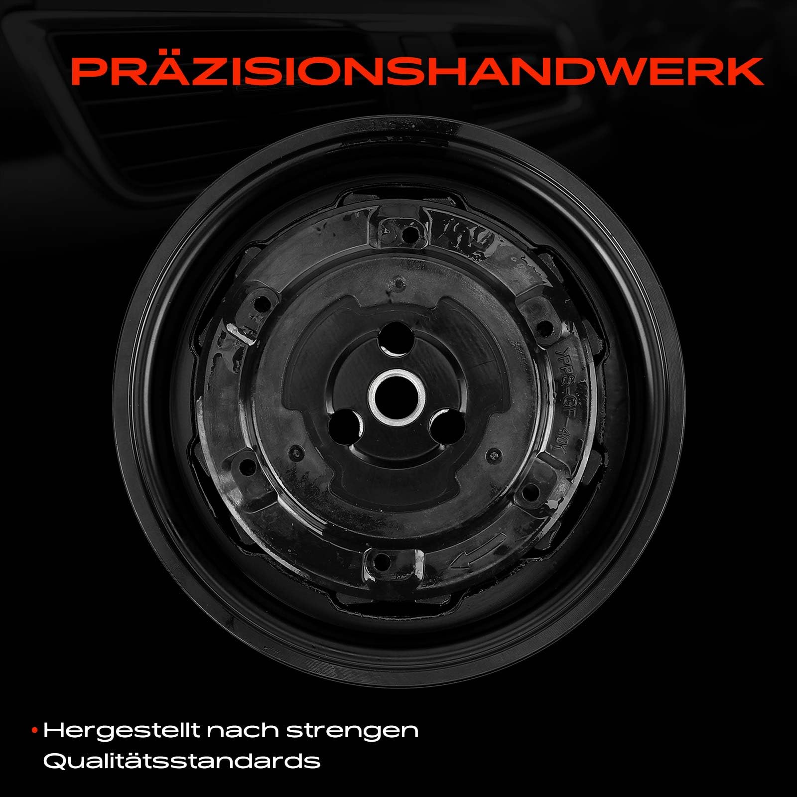 Frankberg 1x Klimakupplung Kompatibel mit 1er E81 130 3er E90 323 325 330 5er E60 523-545 6er E63 630 645 650 7er E65 E66 E67 730 740 750 Z4 Roadster E85 Replace# 64522147460
