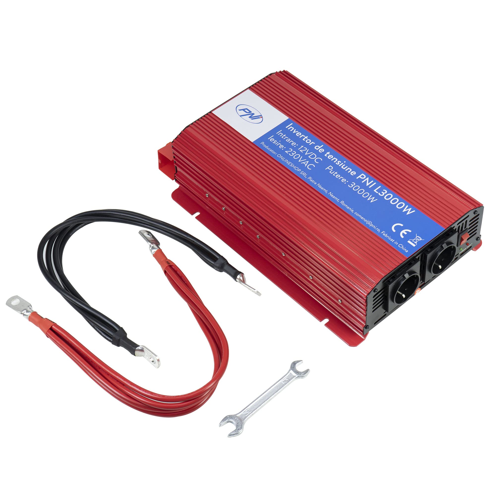 Przetwornica napięcia PNI L3000W zasilacz 12 V 230 V wyjście