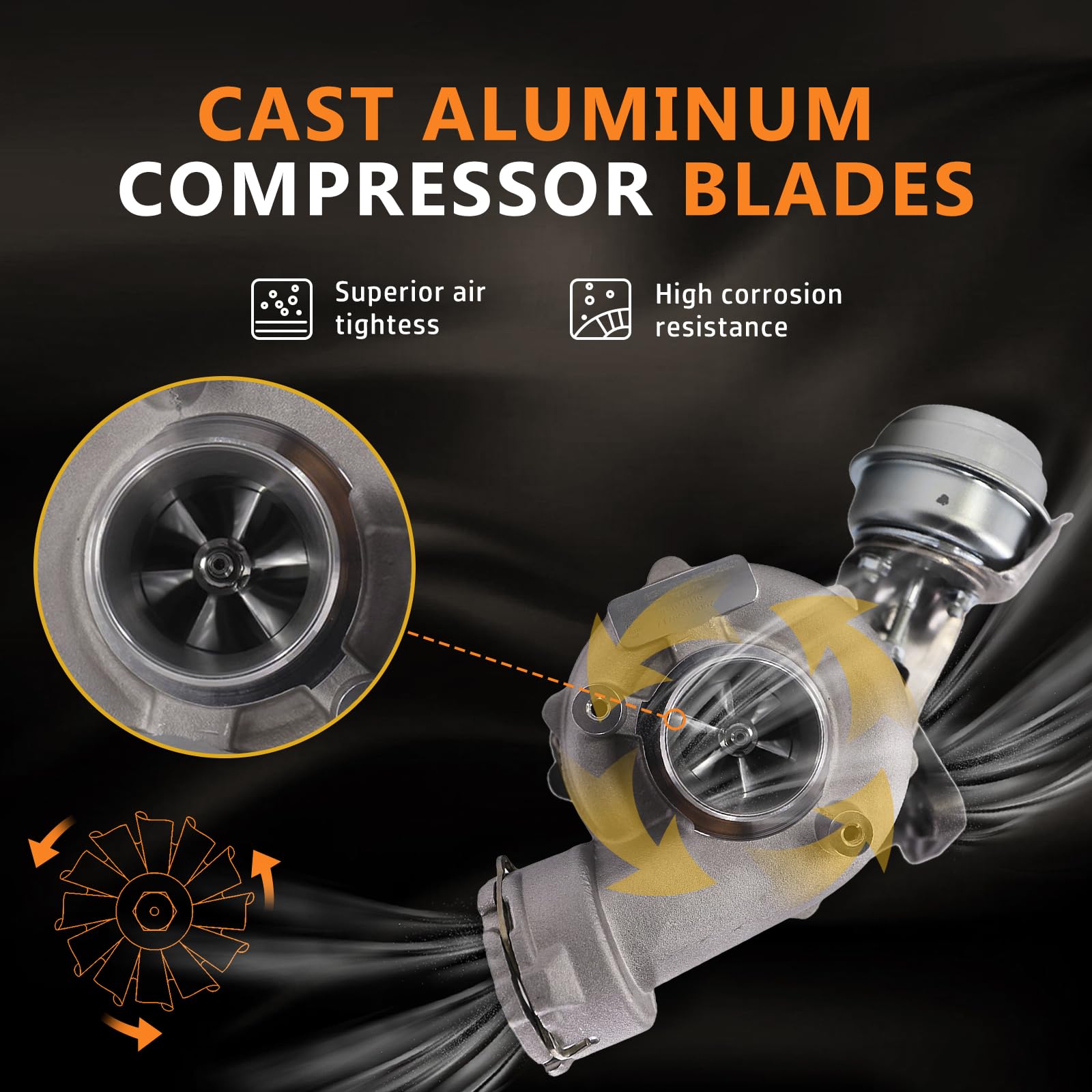 Bapmic Turbosprężarka kompatybilna z A4,A6 TDI 1.9L AVF AWX VW P.a.s.s.a.t 3B3 3B6 103 KW GT1749VA 717858-0001 038145702E